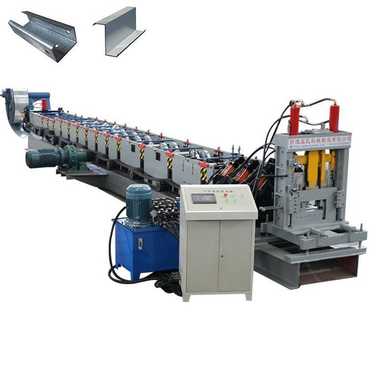 Automatic c z Purlin Channel Roll Forming Making Machine