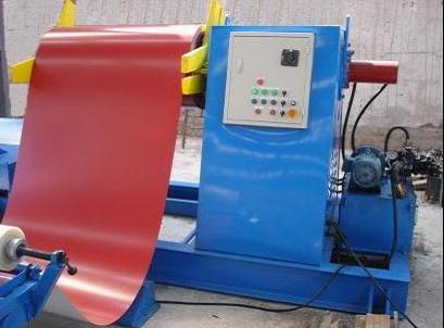 Hydraulic steel coil decoiler mandrel uncoiler machine