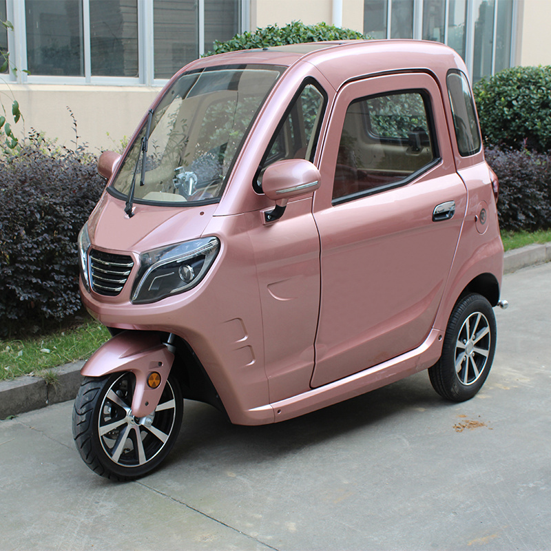 EEC COC 60V 1500W Fully Enclosed 3 wheel adult electric tricycles for passenger