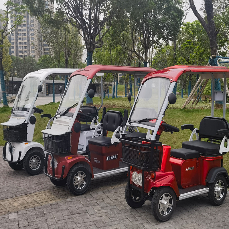 1200W 3 Seats Electric Shuttle Tourist mini Sightseeing Bus Golf Carts buggies