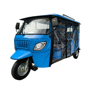 China Trike Motorcycle Adult Tricycle Gasoline Tuk Tuk Moto Taxi Three Wheeled Petrol Passenger Tricycle