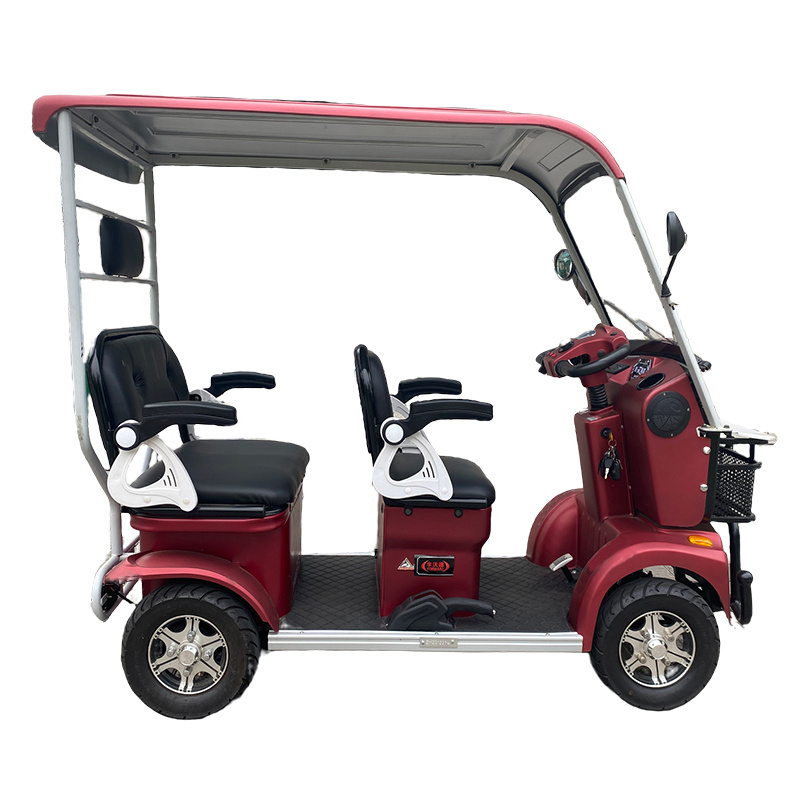 1200W 3 Seats Electric Shuttle Tourist mini Sightseeing Bus Golf Carts buggies