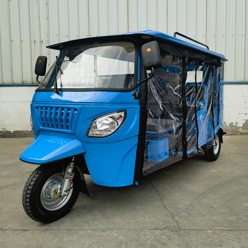 China Trike Motorcycle Adult Tricycle Gasoline Tuk Tuk Moto Taxi Three Wheeled Petrol Passenger Tricycle