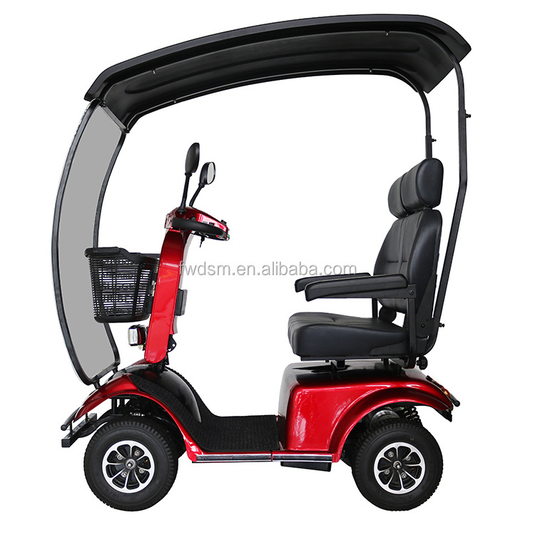 4 wheel electric two seat mobility scooter