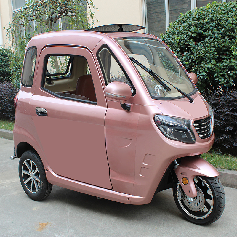 EEC COC 60V 1500W Fully Enclosed 3 wheel adult electric tricycles for passenger