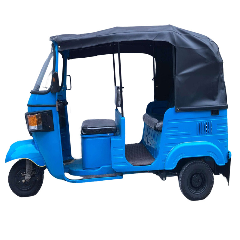 Bajaj Taxi Motor Tricycle 3-Wheel Gasoline Passenger Trike 150CC Motorcycle