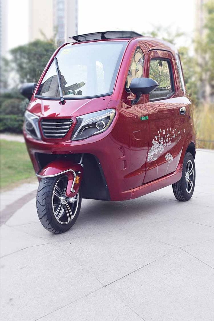 2021 New Smart 3 wheel electric scooter with roof