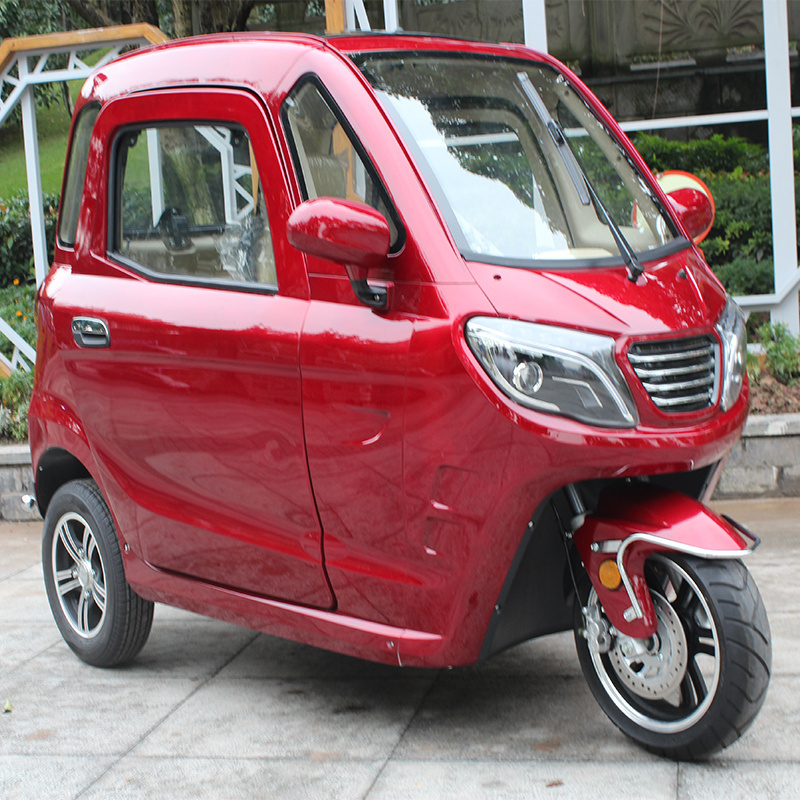 EEC COC 60V 1500W Fully Enclosed 3 wheel adult electric tricycles for passenger