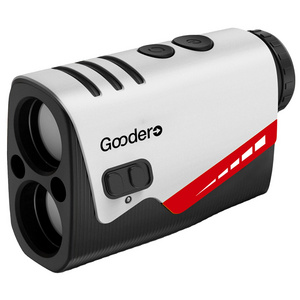 Goodero Dual display Pinseeker with Visual vibration Golf Rangefinder with magnetic strip golf laser range finder