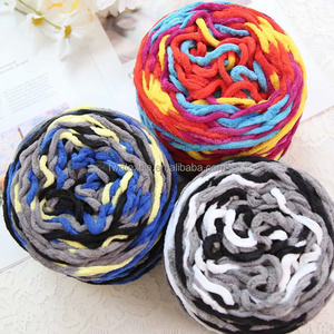 Forward Various Colors 100% Polyester Soft Warm Velvet Chenille Yarn Chunky Yarn for Crochet Knitting