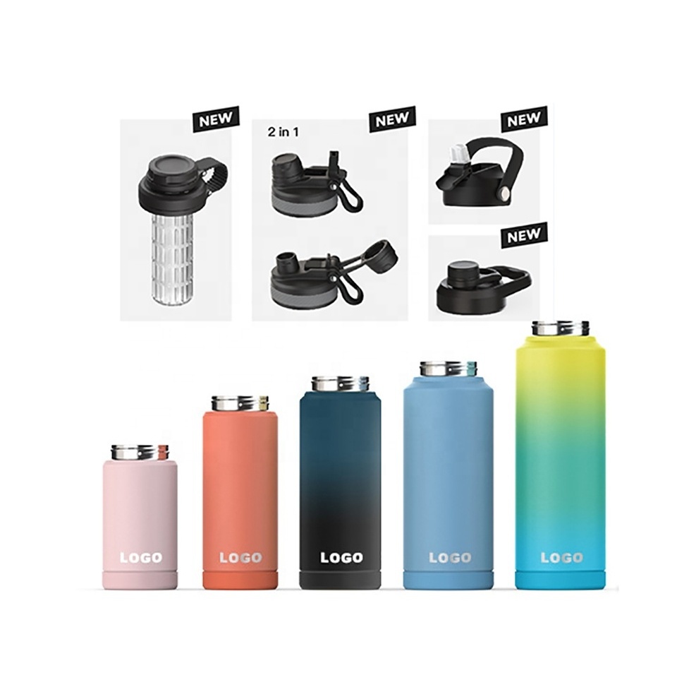 2023 Private Label Leakproof Sports Insulation Flask Thermo 32 oz Vacuum Stainless Steel Water Bottle Bulk