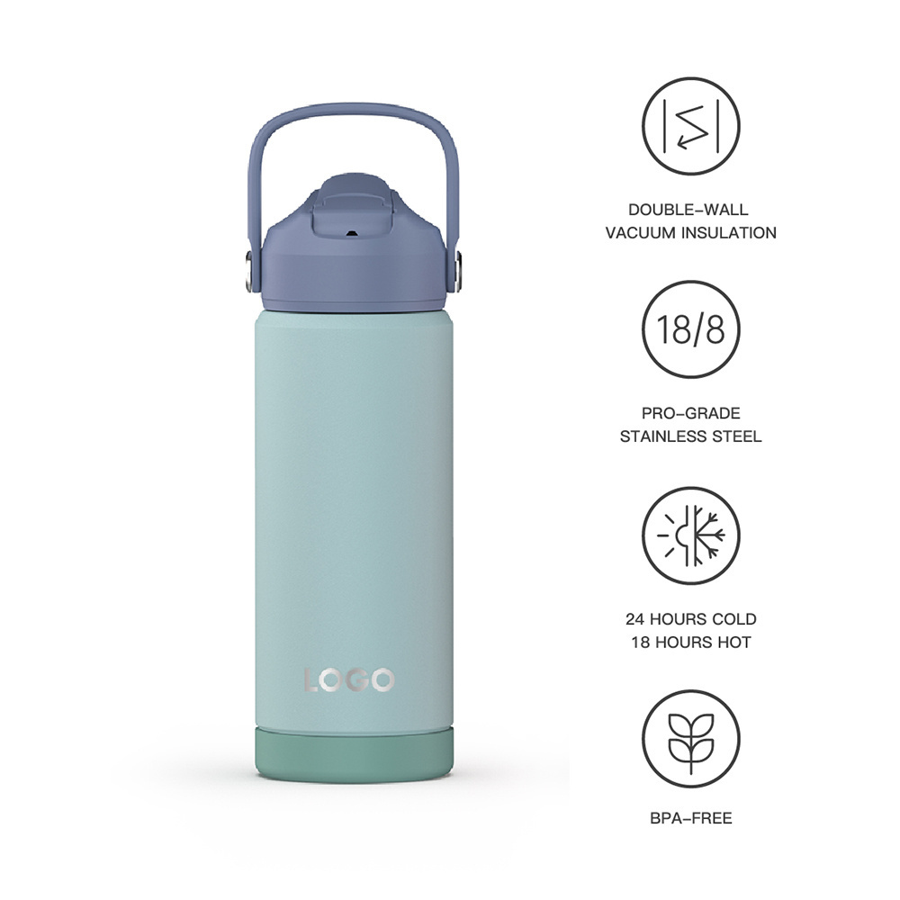 Factory Custom 1 litre Stainless Steel Water Bottle with New convenient lid