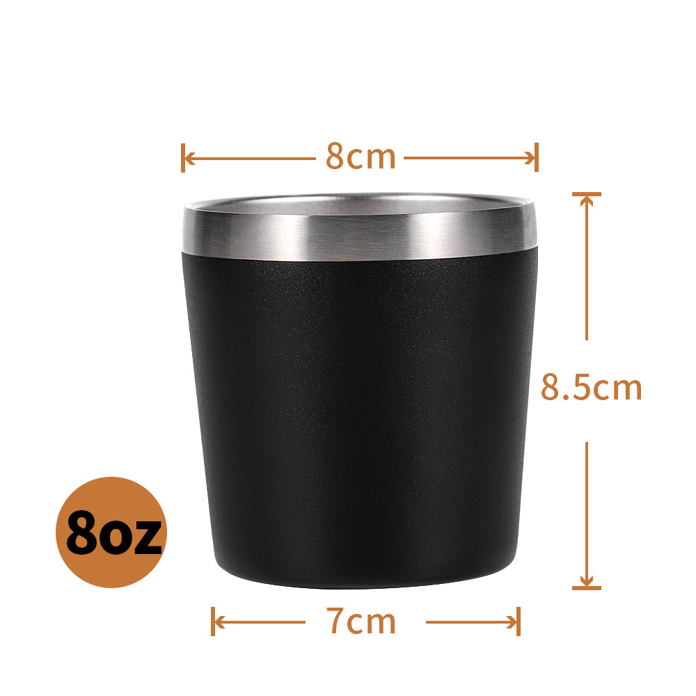 Wholesale 8oz Stainless Steel Toddler Double-wall Vacuum Cups for Kids Coffee Mug With Silicone Straw and Lid