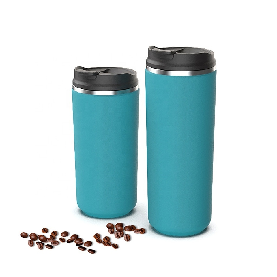 Portable Leakproof Reusable Insulated Tumbler Coffee Cup Vacuum Cup Bottles Stainless Steel Travel Mug