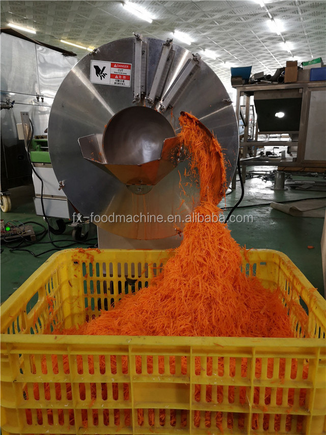 FC-501 Carrot Strip Cutting Machine Ginger Carrot Cutting Shredding Machine