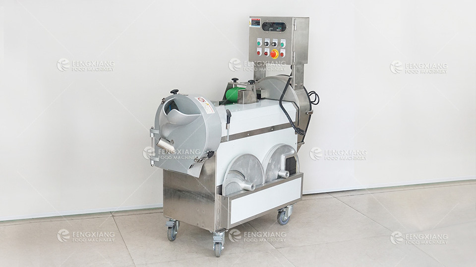 FC-301 Multifunction vegetable shredding shredder machine scallion onion leek spinach slicing chopper for food processing plant