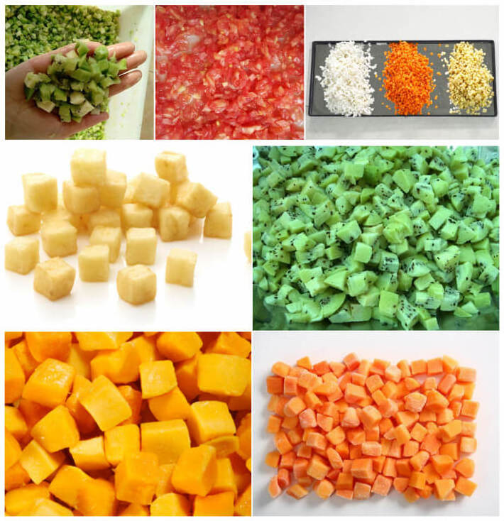 CD-800 vegetables fruit ginger potato carrot dicing slicing cube cutter machine