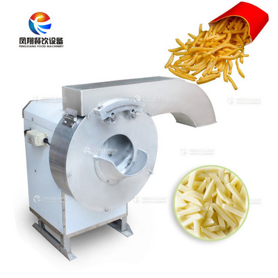 FC-502 Automatic Electric French Fries Cutter, Potato Taro Radish Papaya Melon Slicing Cutting Machine.