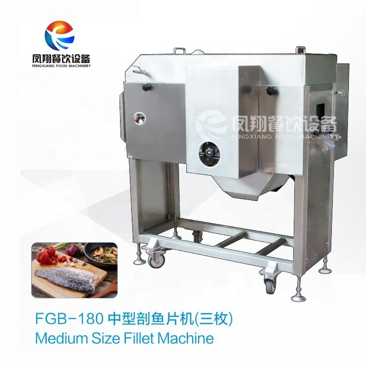 FGB-180 Automatic Fish Filleting Processing Machine Fillet Cutter Cutting Machine