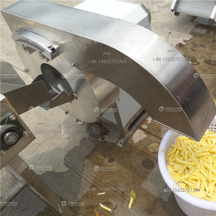 Industrial Commercial Potato Chips Cutter Making French Fries Cutting Machine