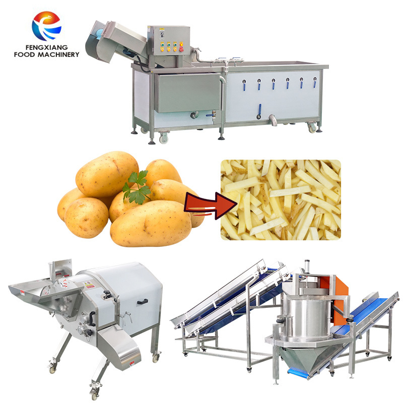 Commercial usage Vegetable blancher food material dewaterer vegetable dicing dicer for fruit & vegetable processing plants