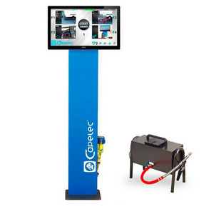 Automotive Exhaust 5 Gases Analyzer and Smokemeter - Connected Opacimeter with PC display for all vehicles Emission Testing