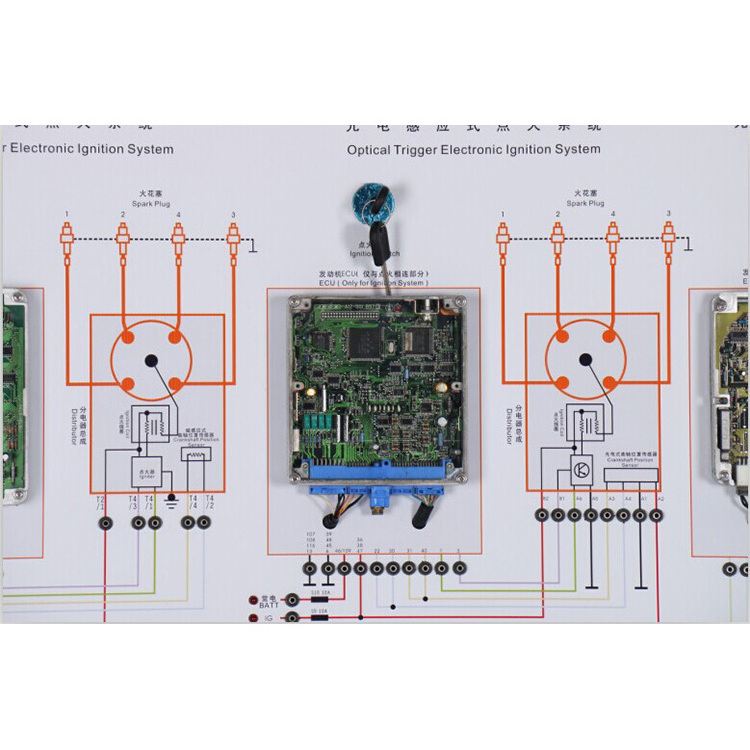 Ignition System Training Panel electronic training kits simulator for driving school