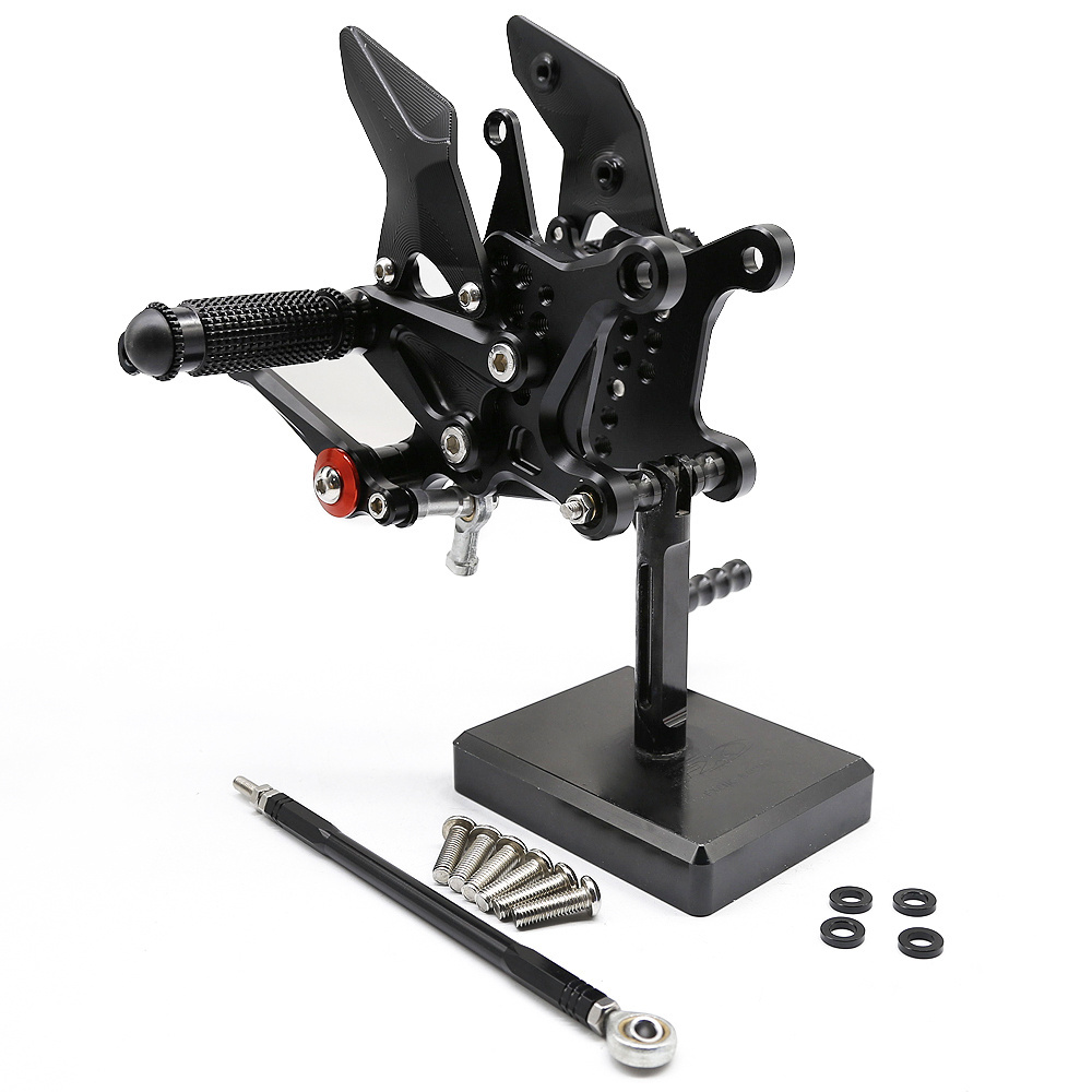 ZX25R CNC Motorcycle Adjustable Rearset Foot For Kawasaki Pegs Rear Set Footpeg Footrest Pedal