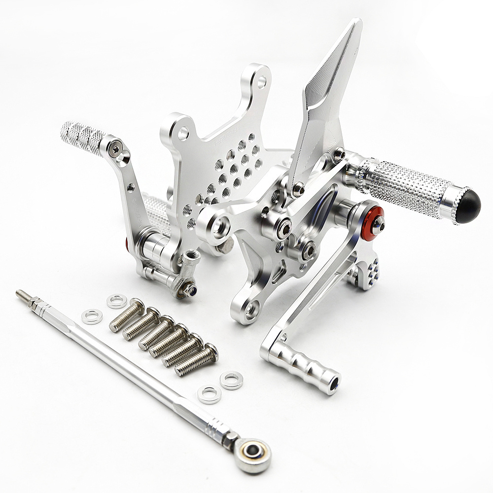 ZX25R CNC Motorcycle Adjustable Rearset Foot For Kawasaki Pegs Rear Set Footpeg Footrest Pedal