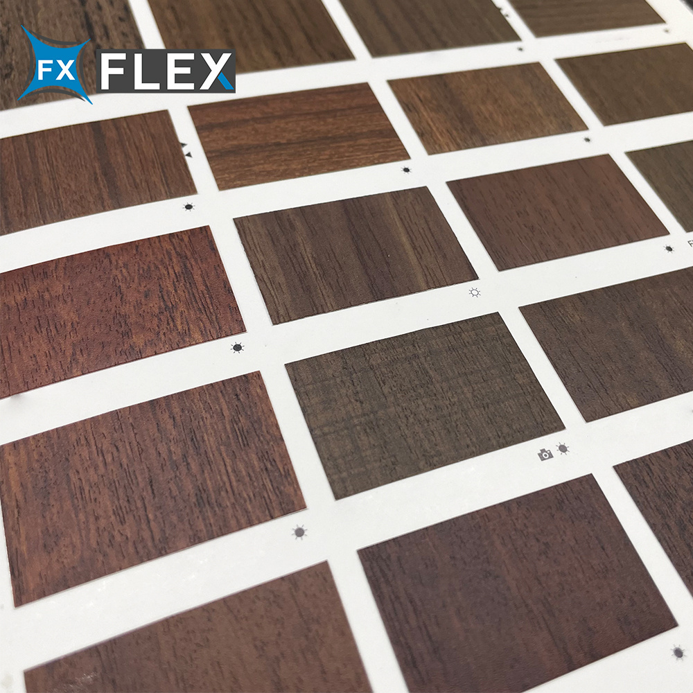 FLFX Wholesale PVC Vinyl Mirror Wall Paper Self Adhesive Wood Veneer Wallpaper