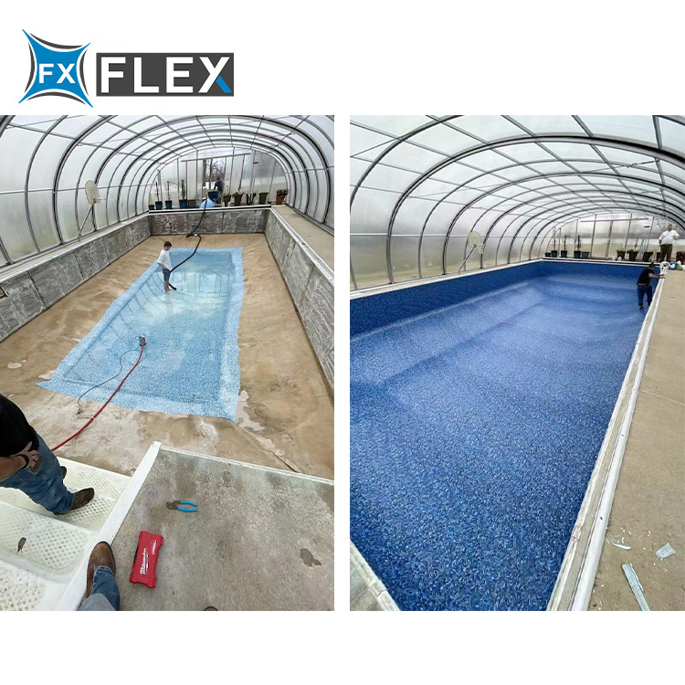 FLFX 1.5mm Pvc Swimming Pool Liner With Anti-UV for Inground Swimming Pools