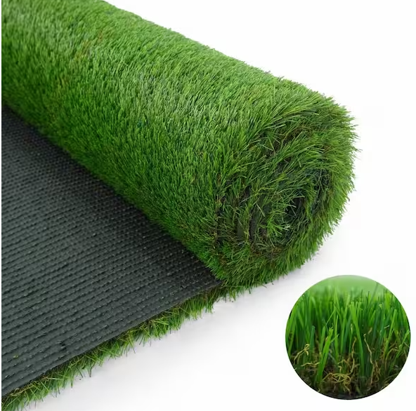 Artificial Grass Turf, Grass Pad Mat for Pets, PP PE Grass Rugs Synthetic Grass for Garden Artificial Grass Decoration