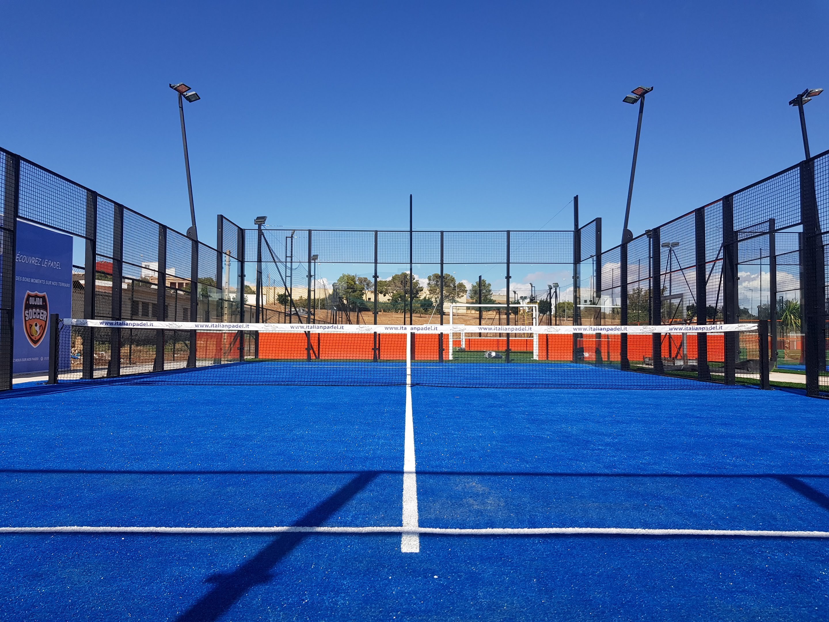 Tennis turf with sand and shock pad Artificial grass of padel sport court Whole set grass of padel