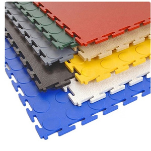 2019 Heavy duty removable visible and invisible joint interlocking pvc garage floor mat tiles for warehouse