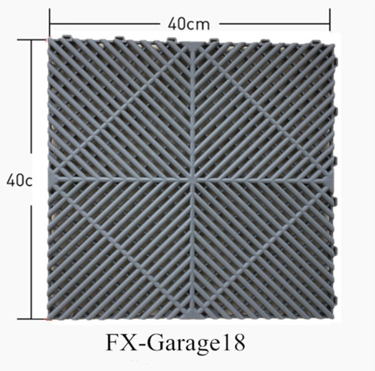 Car Wash Room pp Grille 4S Shop Exhibition Hall Multifunctional Plastic Waterproof Non-Slip Drainage Floor Grid