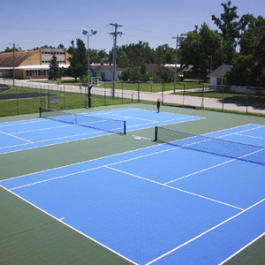 Custom size removable modular mini indoor tennis court flooring material / tennis floor for outdoor sports court