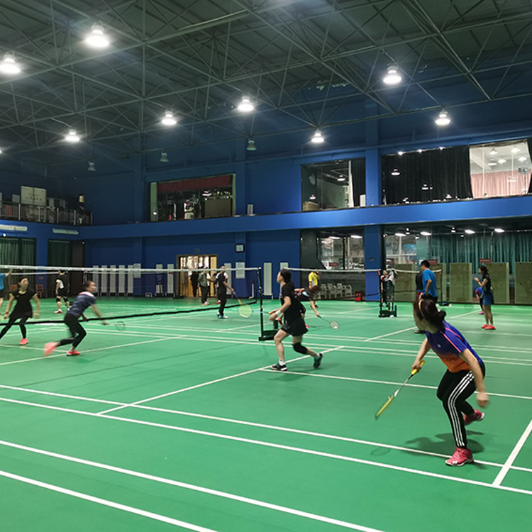 high level  wear-resistance indoor pvc badminton court rubber sport floor synthetic badminton floor mat for gymnasium sport club