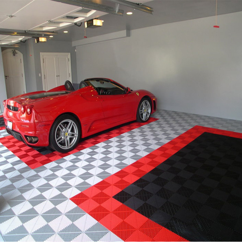 Car Wash Room Plastic Mosaic Grid Board 4s Shop Floor Mat Grid Floor Multi-Function Can Be Stitched Car Wash Shop Floor Grille