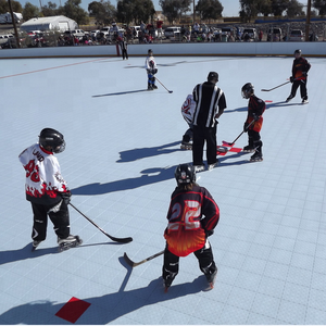 Hot sales mobile recyclable material inline hockey rink/roller skating rink flooring