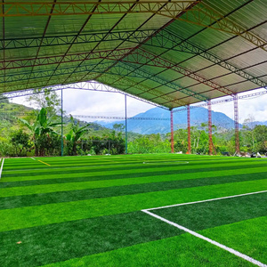 High Quality Artificial Grass Flooring with Underlay Shock Pad Football Turf Flooring Carpet Grass for Sell