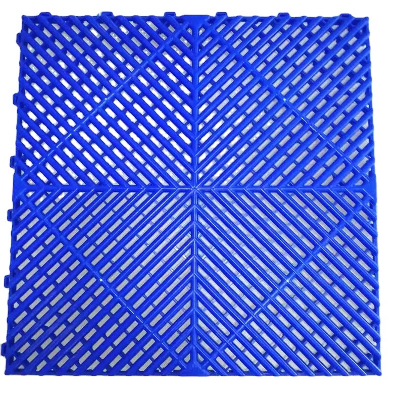 OEM / ODM injection molding for pvc Car wash grate floor/garage floor tiles interlocking/plastic dalle wash vinyl flooring