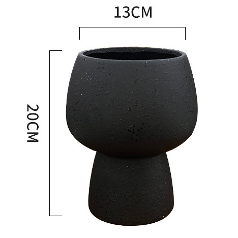 Factory direct garden decoration plant pots ceramic flower pot for desktop planter manufacturer