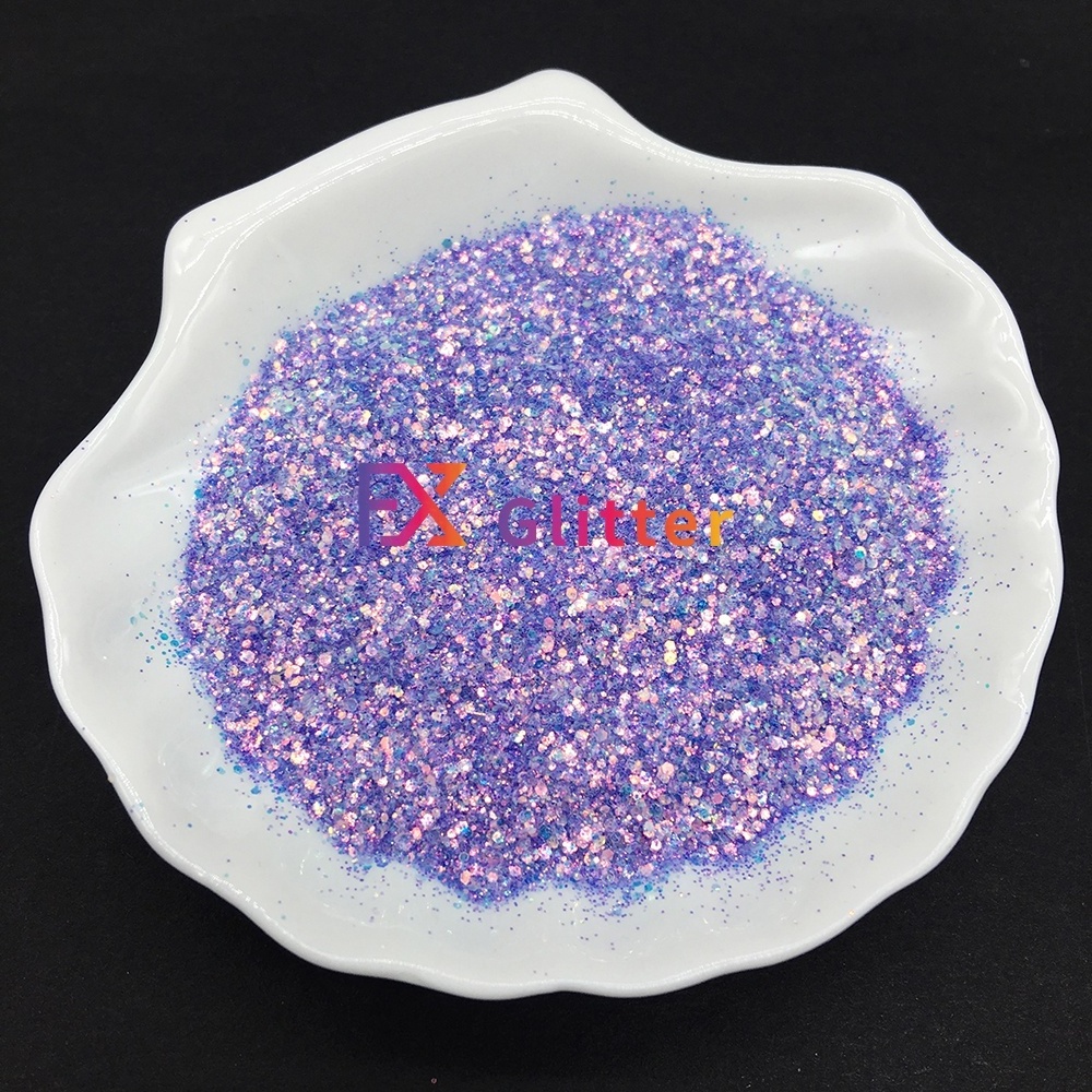 Aluminum PET chunky glitter mix wholesale for craft