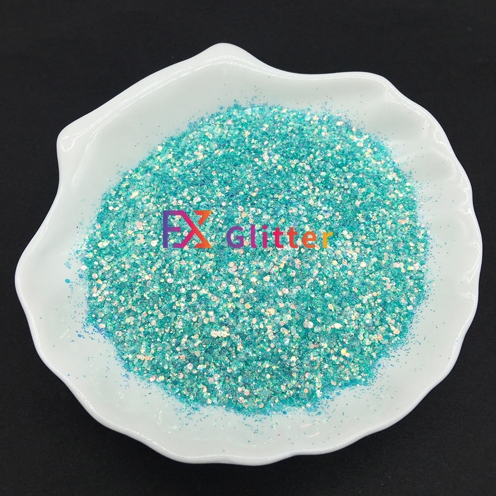 Aluminum PET chunky glitter mix wholesale for craft