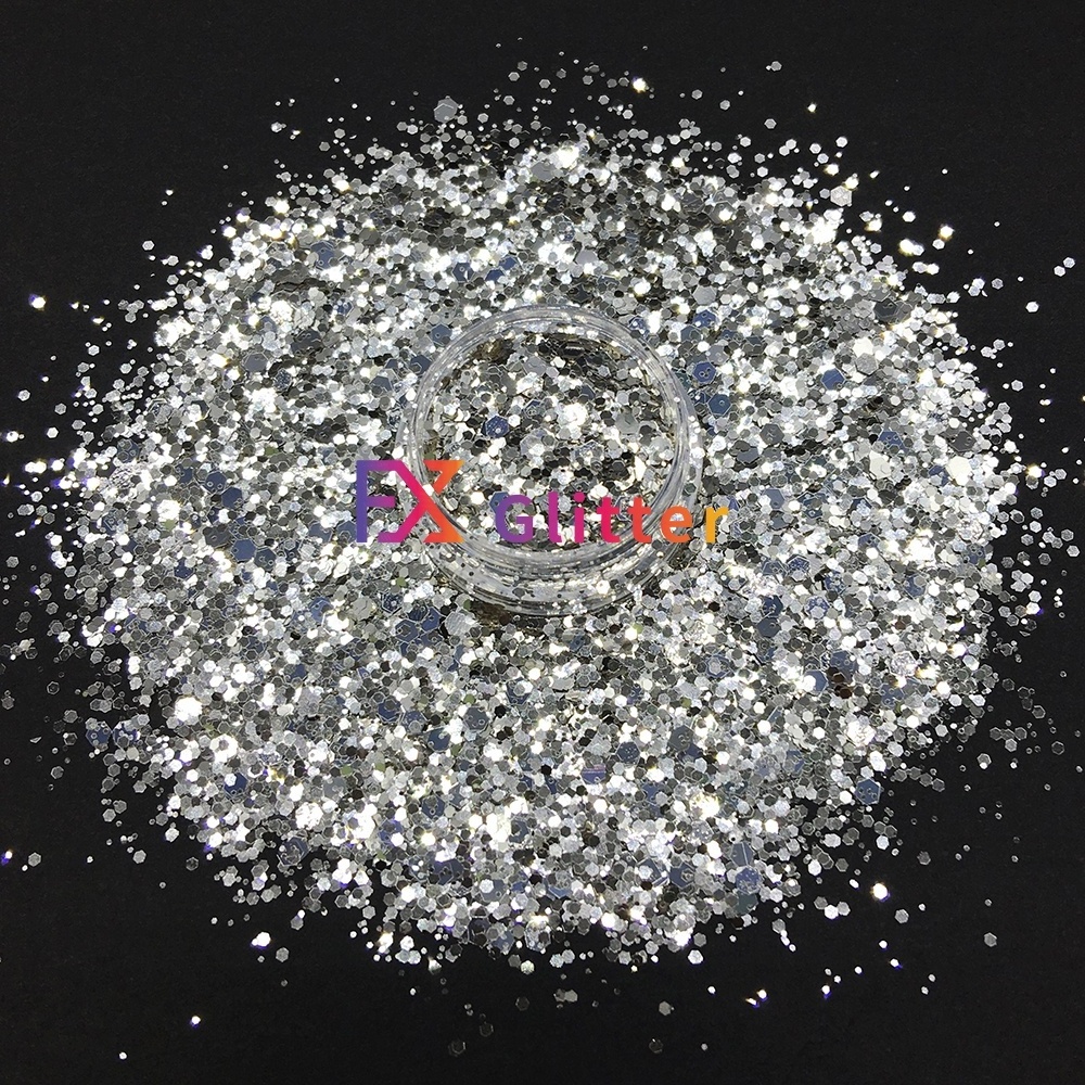 Popular resin epoxy crafts chunky mix custom glitter kilo bulk