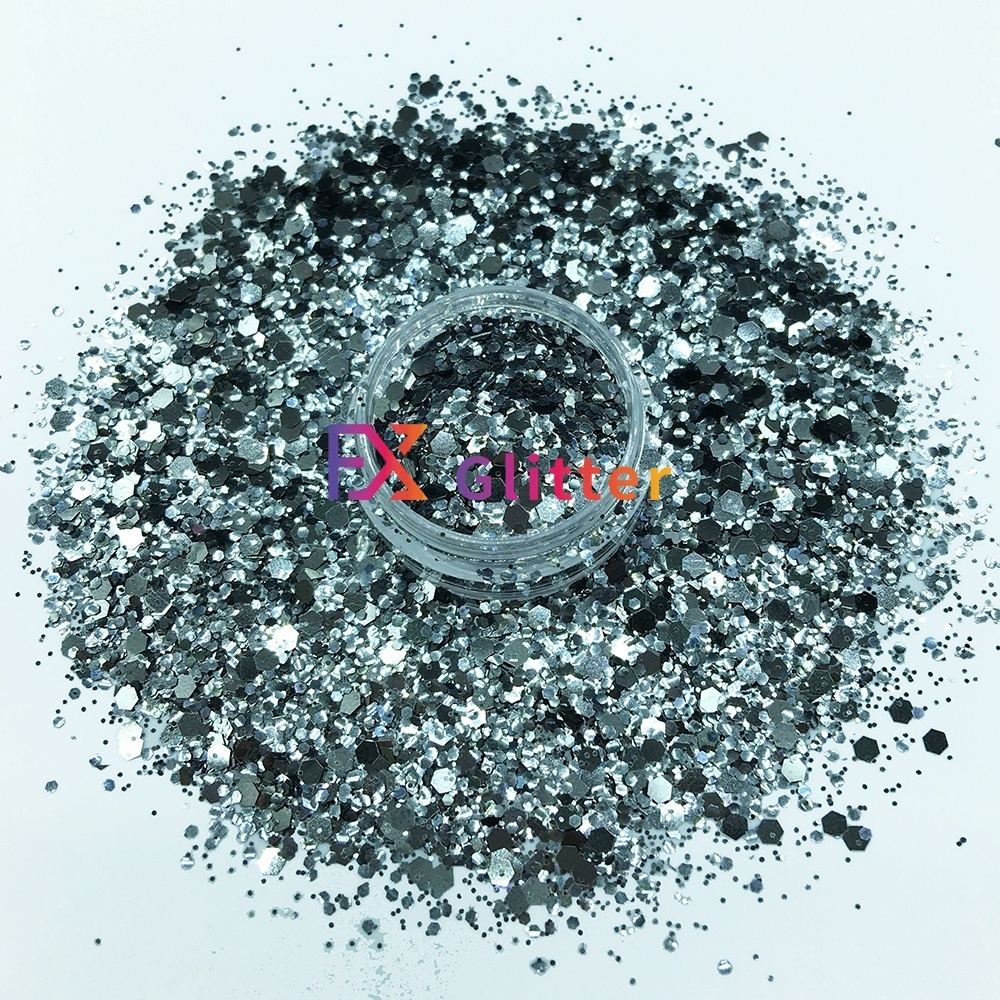 Popular resin epoxy crafts chunky mix custom glitter kilo bulk