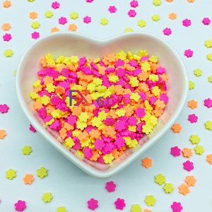 Lovely clay sprinkles polymer clay confettis for diy slime