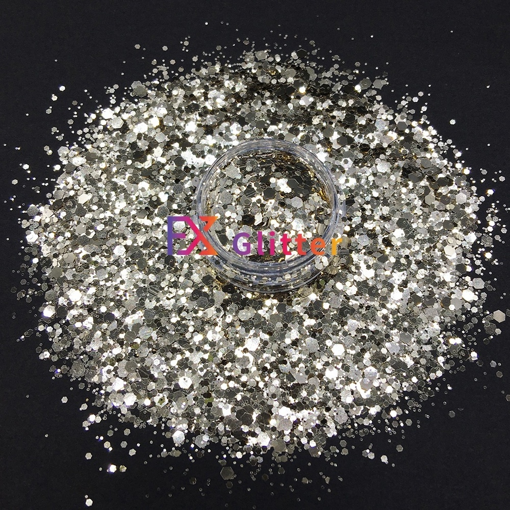 Popular resin epoxy crafts chunky mix custom glitter kilo bulk