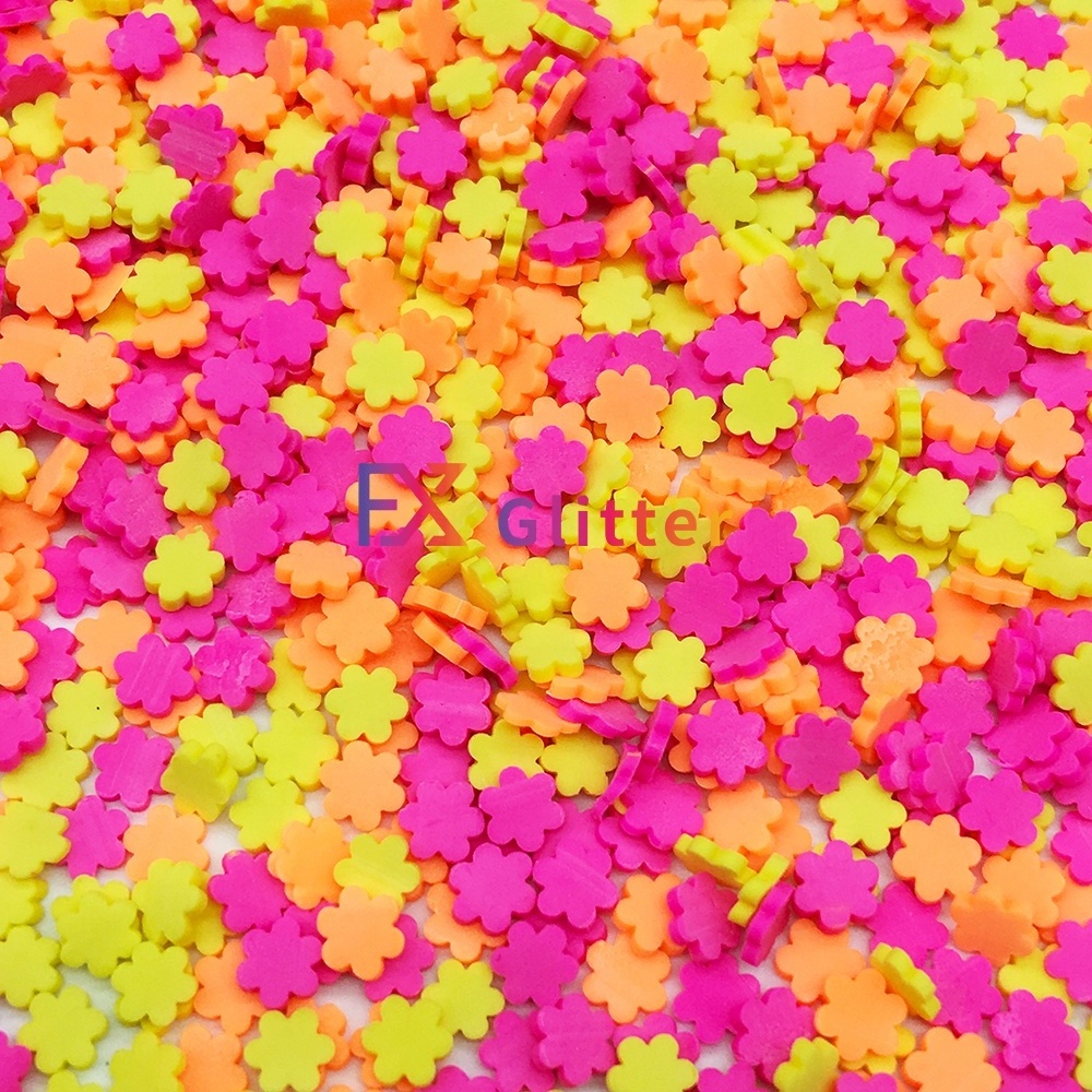 Lovely clay sprinkles polymer clay confettis for diy slime