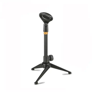 GPUB LKT-060 Desktop Table Mic Stand Metal Round Base Height Adjustable Wireless Live Broadcast Conference Microphone Stand